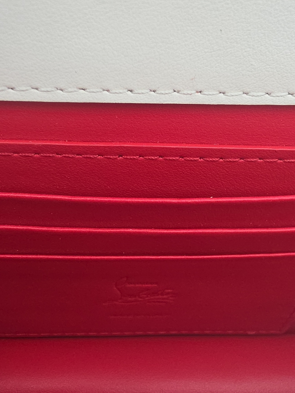Christian Louboutin Loubi54 Gold Satin/Leather Small Crossbody (VERY GOOD)COA✨️ - Picture 12 of 16